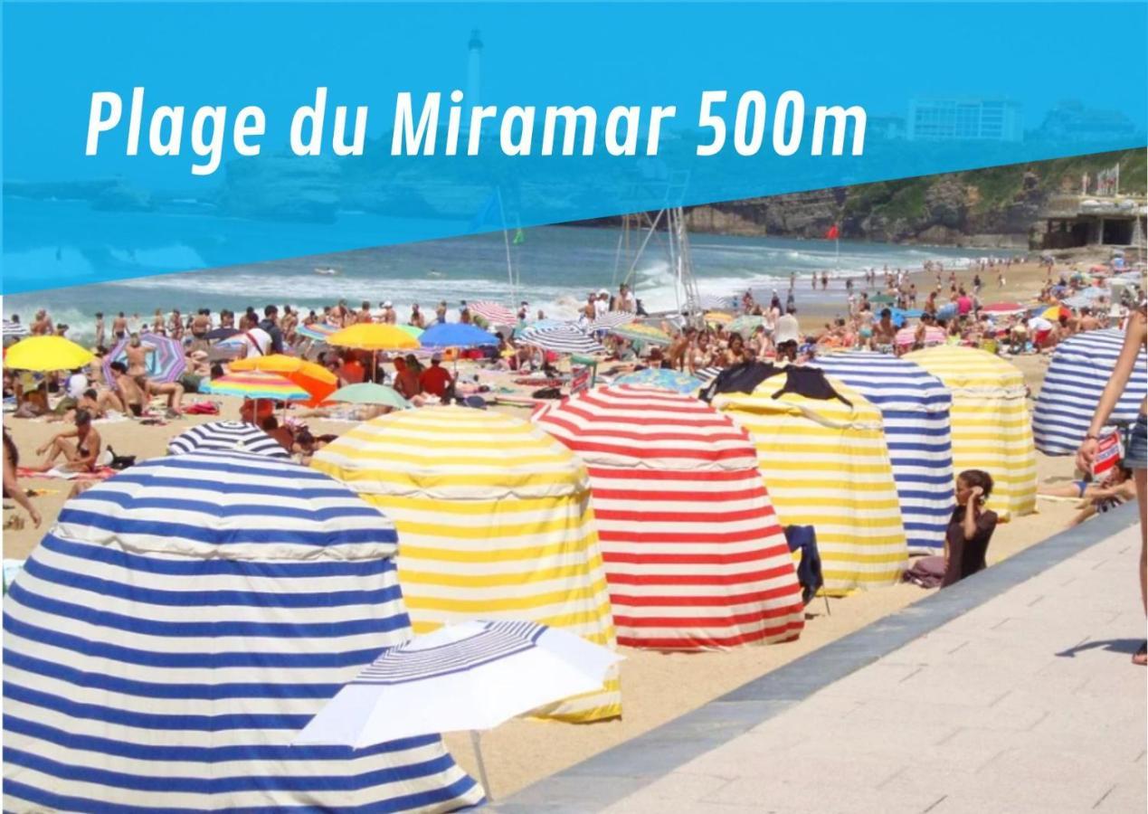 Lalanne Btz, Duplex Jardinet Pres De La Plage Biarritz Exteriér fotografie